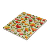 春の花デザイン タイル (側面)