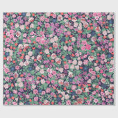 春の花デザイン。継ぎ目のない花柄。Pl ラッピングペーパー (フラット)