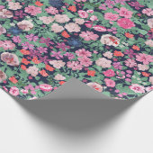 春の花デザイン。継ぎ目のない花柄。Pl ラッピングペーパー (角)