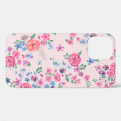 春の花デザイン。継ぎ目のない花柄。Pl Case-Mate iPhoneケース (裏面 (横))