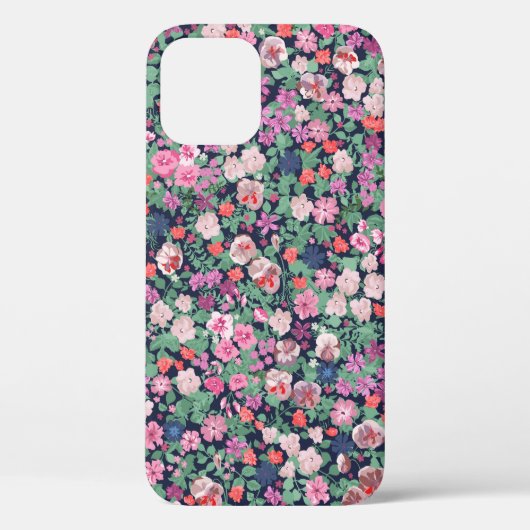 春の花デザイン。継ぎ目のない花柄。Pl Case-Mate iPhoneケース (裏面)