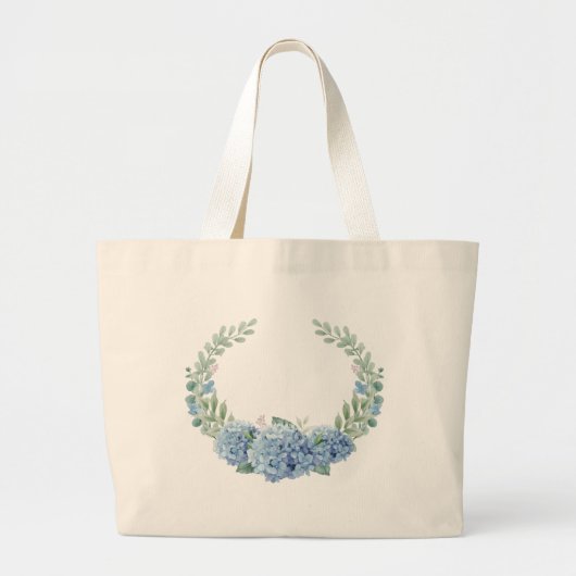 「春の花トート」 ラージトートバッグ (正面)