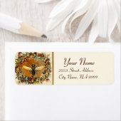 春の花ハニービー，養蜂家 ラベル (インサイチュ)