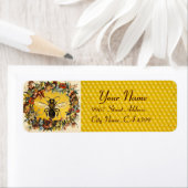 春の花ハニービー，養蜂家 ラベル (インサイチュ)