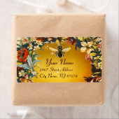 春の花ハニービー，養蜂家 ラベル (インサイチュ)