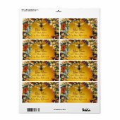 春の花ハニービー，養蜂家 ラベル (フルシート)