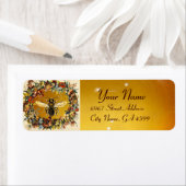 春の花ハニービー，養蜂家 ラベル (インサイチュ)