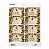 春の花ハニービー，養蜂家 ラベル (フルシート)