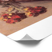 春の花バイクロードモネ ポスター (角)