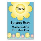 春の花バンコテーブルカード#3 テーブルナンバー (裏面)