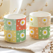 春の花パステル可愛い楽しい  コーヒーマグカップ