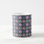 春の花パターン コーヒーマグカップ (中央)