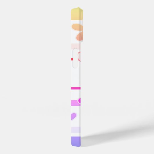 春の花パターン Case-Mate iPhoneケース (裏面 / 右)