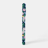 春の花パターン iPhone 16ケース (右側面)