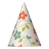 春の花パーティーハット パーティーハット (正面)