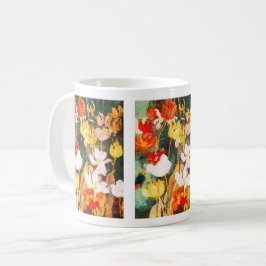 春の花ファインアートイースターギフト コーヒーマグカップ