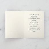 春の花ファインアートカスタムイースター シーズンカード (内部)