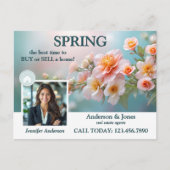 春の花フォト実在エテート ポストカード (正面)