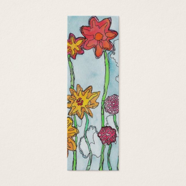 春の花ブックマーク (正面)
