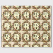 春の花ミツバチ ラッピングペーパー (フラット)