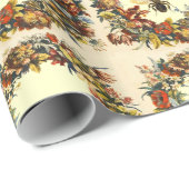 春の花ミツバチ ラッピングペーパー (ロールコーナー)