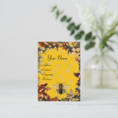 春の花ミツバチ，養蜂家，養蜂家 名刺 (スタンド正面)