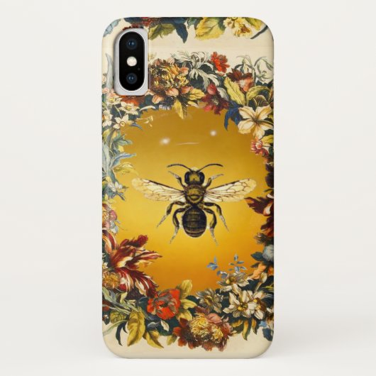 春の花ミツバチ Case-Mate iPhoneケース (裏面)