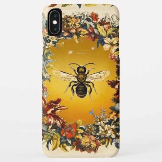 春の花ミツバチ Case-Mate iPhoneケース (裏面)