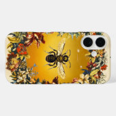 春の花ミツバチ Case-Mate iPhoneケース (裏面 (横))