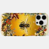 春の花ミツバチ Case-Mate iPhoneケース (裏面 (横))