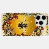 春の花ミツバチ Case-Mate iPhoneケース (裏面 (横))