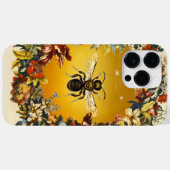 春の花ミツバチ Case-Mate iPhoneケース (裏面 (横))