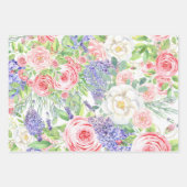 春の花ラップ紙 ラッピングペーパーシート (正面2)