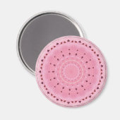 春の花万華鏡のように千変万化するパターン磁石 マグネット (正面/裏面)