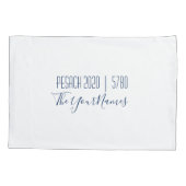 春の花乗り越し枕 枕カバー (裏面)