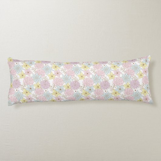 春の花体枕 ボディピロー (裏面)