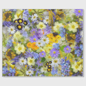 春の花包装紙 ラッピングペーパー (フラット)