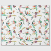 春の花包装紙 ラッピングペーパー (フラット)