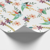 春の花包装紙 ラッピングペーパー (角)