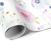 春の花包装紙 ラッピングペーパー (ロールコーナー)