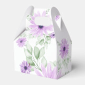 春の花卉植物パターン カラフル フェイバーボックス (裏面サイド)