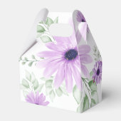 春の花卉植物パターン カラフル フェイバーボックス (正面サイド)