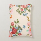 春の花及び枝綿花 アクセントクッション (正面(垂直))