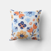 春の花及び枝綿花 クッション (裏面)