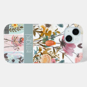 春の花名を持つMason Jarデザイン内 Case-Mate iPhoneケース (裏面 (横))