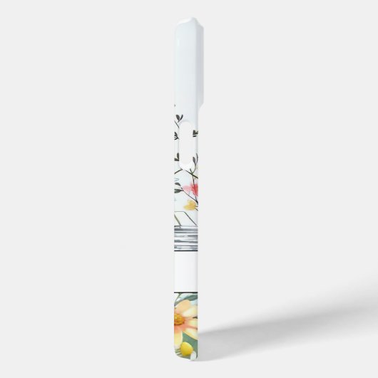 春の花名を持つMason Jarデザイン内 Case-Mate iPhoneケース (裏面 / 右)