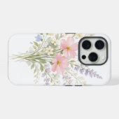 春の花咲くスマホケース 花柄デザイン iPhoneケース (裏面横)