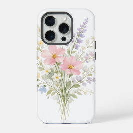 春の花咲くスマホケース 花柄デザイン iPhone 15 PROケース