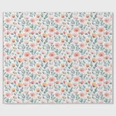 春の花園ギフト包装紙 ラッピングペーパー (フラット)