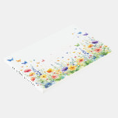 春の花園蝶のウェディング ゲストブック (コーナー)